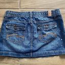 Vintage Early 2000’s Y2K Mini Dark Wash Denim Skirt.. Size 8 Photo 2