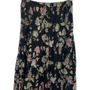 Dress Barn  flowy skirt midi floral motif black 22W Photo 2