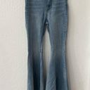 We The Free Free People  Blue Float On Flare Bell Bottom Stretch Jeans 25 Photo 7