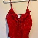 Victoria's Secret red mesh camisole Photo 0