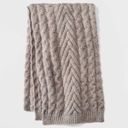 Universal Threads NWT Universal thread cable knit scarf oatmeal beige new with tags super soft Photo 0