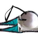 Kenneth Cole  Bikini Top Bathing Suit Adj Straps Colorful Beach Summer Sz Small 4 Photo 5