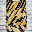 Lane Bryant  NWT Size 22/24 Geometric Stripe Pleated High-Low Hemline Skirt Photo 0