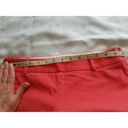 J.Crew   Stretch Pants Crop Straight Side Zip Salmon Color Womens Size 2 Photo 5