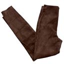 L'Academie  Brown Suede Leather Pants MEDIUM Taper Leggings Designer Revolve NEW Photo 6