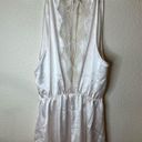 Victoria's Secret Victoria’s Secret VS Here Comes The Bride Collection white satin lace romper S Photo 3