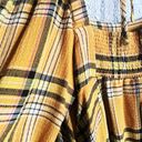 Urban Outfitters UO Yellow Plaid Babydoll Dress 💊 Photo 5