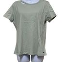 n:philanthropy  Womens L Cypress Slit T Shirt Green Distressed Short Sleeve NWT Photo 0