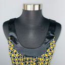 A Byer  Womens Medium M Sleeveless Abstract Geometric Satiny Sleeveless Top Photo 1