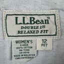 L.L.Bean Vintage  Jeans Double Relaxed Fit Womens 12 Petite Denim High Waist Photo 5