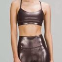 Lululemon  Flow Y Bra Nulu Brown Shiny Photo 0