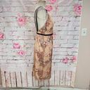 ASOS  Strappy Backless Floral Embroidered Pencil Nude Midi Dress Sz 6 NWT Photo 8