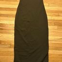 Aritzia NWOT  Babaton Contour Maxi Tube Dress in Dark Olive Photo 0