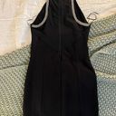 GUESS Black High Neck Mini Dress Photo 2