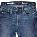 Gap  1969 Skinny Jeans Womens Size 25R Stretch Denim Ankle Dark Resolution Grunge Photo 5