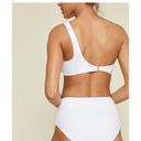 ANDIE  SWIM Wynwood One Shoulder Ribbed Bikini Top Size XXXL 3X White NWT Beach Photo 5