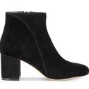 INC NWT  International Concepts Floriann Ankle Booties Black Suede Block Heel Photo 0