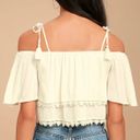 Lulus Off The Shoulder Embroidered Top Photo 2