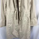 Nine West  Button Up Trench Coat Size Large Photo 1