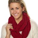 infinity Celeste Wool & Cashmere Blend Burgundy  Scarf Photo 5