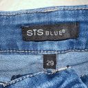 sts blue  Light Wash Denim High Rise Cut Off Jean Shorts women's size 29 Photo 2