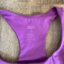 Girlfriend Collective  Purple Paloma Racerback Bra Size XL Photo 2