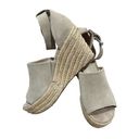 Marc Fisher  Women's Espadrille Wedge Sandals Beige Size 8 Summer Casual Photo 0