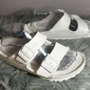 Birkenstock  Arizona Essentials Eva Sandals Unisex White Sz 8W US 39 Photo 3