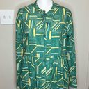 Tuckernuck  Lydell Button Down Maxi Shirt Dress Green Line Print NWT Size Small Photo 1