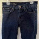 J.Crew  Toothpick Womens Crop Jeans Size 24 Dark Wash Low Rise Stretch Denim Photo 2