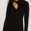 Kendall + Kylie  Black Long Sleeve Cut-Out Mini Little Dress Women's Size Small Photo 0