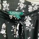 Ralph Lauren Drawcord-Waist Pants Wide Legs Tropical Floral Sz M Photo 5