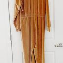 Fabletics  Velour Zip-Up Wide Leg Onesie Light Honey Photo 5