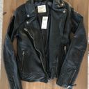 Abercrombie & Fitch NWT  Black Leather Jacket Photo 3