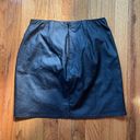 Abercrombie & Fitch Black Leather Skirt Photo 1