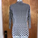 Mango Gray Polka Dot Tango  Snap Button Down Shirt - Size Small Photo 4