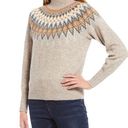 A loves A Dillards Mock Neck Fair Isle Wool Blend Sweater Medium Photo 0