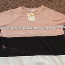 Crown and hearts tri color sweater shirt size large Pink Photo 8