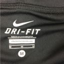 Nike  SET Black Side Ruched Dri-Fit Sport Shorts & Racerback Top M L Photo 7