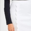 J. McLaughlin  Winnie Scallop White Skirt, New with Tags Photo 0