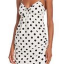 For Love & Lemons For Love of Lemons Ashland Small Black White Polka Dot Shift Dress Photo 1