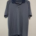 Lululemon  Blue Stripe Metal Vent Tech Polo Shirt Size Medium Photo 0