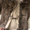 Dear John Leopard Cheetah Print Jacket Coat Denim Jacket Trendy Photo 6