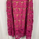 City Chic  Shocking Pink So Fancy Crochet Lace Dress Sz.XL(22) NWT Photo 4