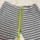 Target Gray & White Striped Two Piece Cotton Pajama Matching Set Size Medium Photo 12