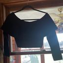 Forever 21 Off-The-Shoulder Long Sleeve Crop Top Photo 0