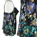 Revolve  Lovers and Friends Sleeveless Blouse Cami Metallic Floral Multi Small Photo 7