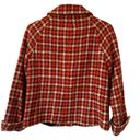 Banana Republic  Houndstooth Wool Swing Coat Orange Academia Medium Photo 1