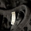 Z Supply  Flocked Velvet Animal Pattern Split Back Sweatshirt Top S Photo 6