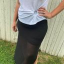 Bebe Black long skirt Photo 6